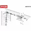 Ryobi EAG7511D Spare Parts List Type: 1000035389